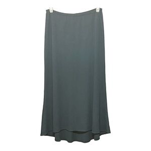 Bryn Walker Wool Skirt Muted Black Large Pull-On  Midi/Maxi Classic Minimalist